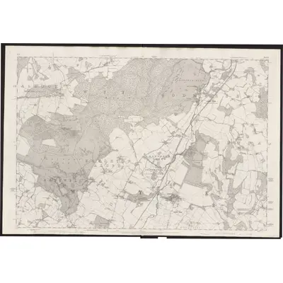 1871 Map of Kent LV, 1876 Print