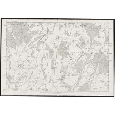 1872 Map of Kent LVI, 1877 Print
