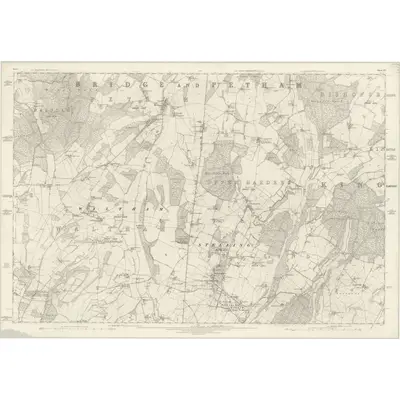 1872 Map of Kent LVI, 1877 Print