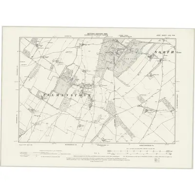 1896 Map of Kent LVIII.NW, 1898 Print