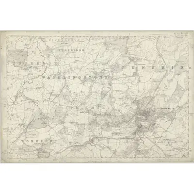 1868 Map of Kent LX, 1872 Print