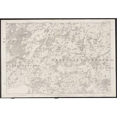 1868 Map of Kent LXI, 1872 Print
