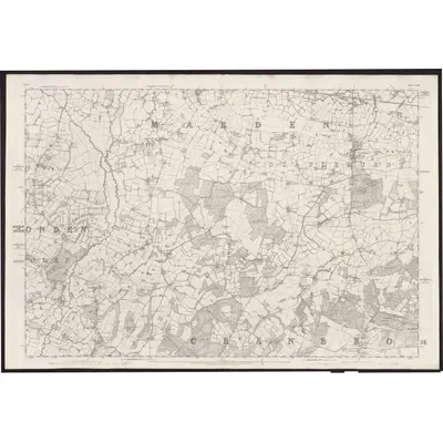 1868 Map of Kent LXII, 1873 Print