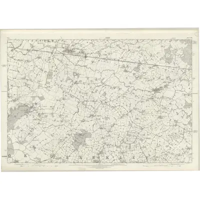 1868 Map of Kent LXIII, 1876 Print