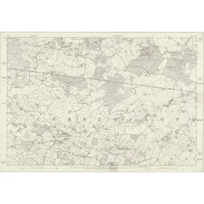 1871 Map of Kent LXIV, 1876 Print