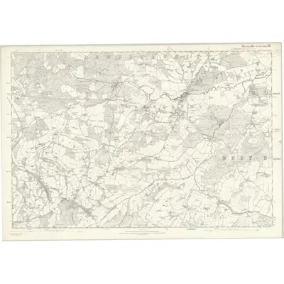 1870 Map of Kent LXIX, 1872 Print