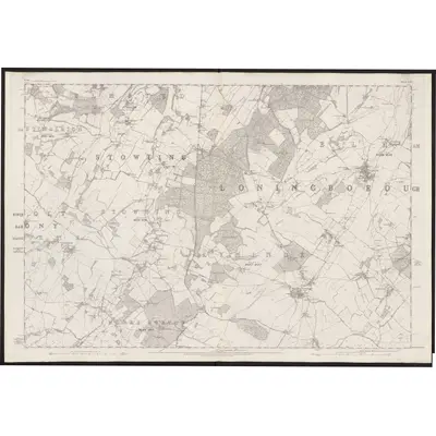 1872 Map of Kent LXVI, 1876 Print