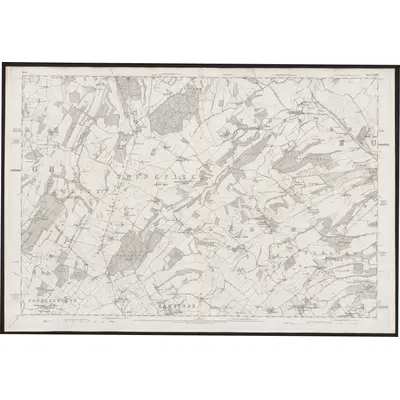 1872 Map of Kent LXVII, 1877 Print