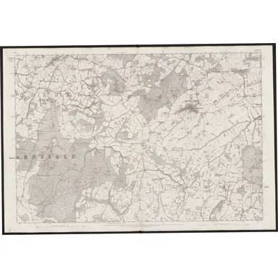 1870 Map of Kent LXX, 1874 Print