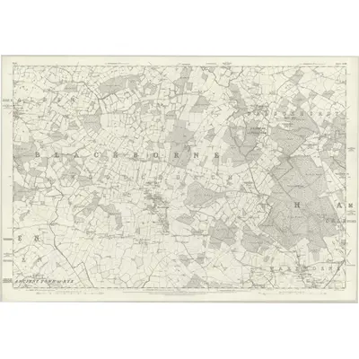 1871 Map of Kent LXXII, 1874 Print
