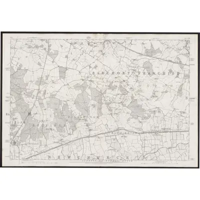 1871 Map of Kent LXXIII, 1877 Print