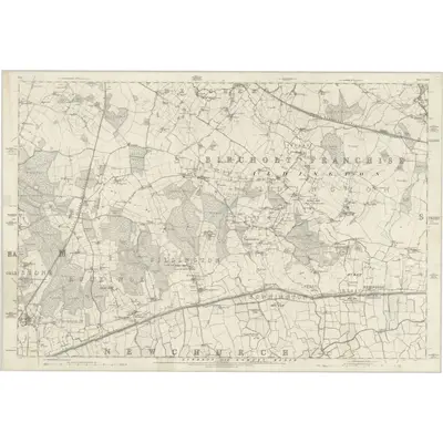 1871 Map of Kent LXXIII, 1877 Print