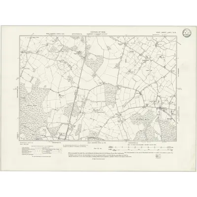 1906 Map of Kent LXXIII.NW, 1933 Print