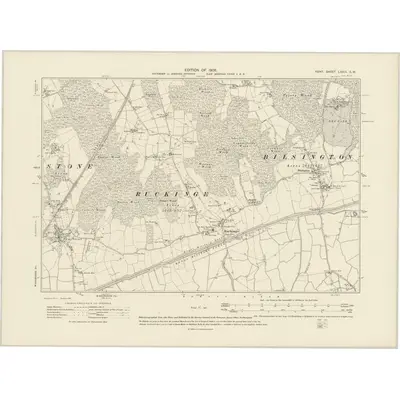 1906 Map of Kent LXXIII.SW, 1908 Print