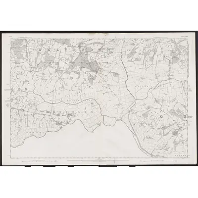 1870 Map of Kent LXXIX, 1877 Print