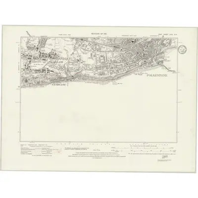 1931 Map of Kent LXXV.SW, 1935 Print
