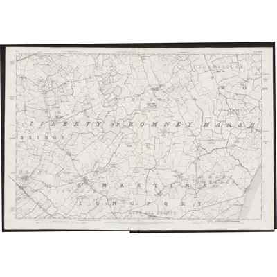 1871 Map of Kent LXXXI, 1877 Print