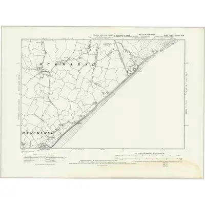 1936 Map of Kent LXXXII.NW, 1941 Print