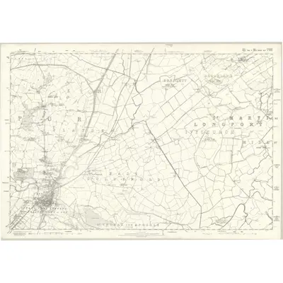 1872 Map of Kent LXXXIII, 1877 Print