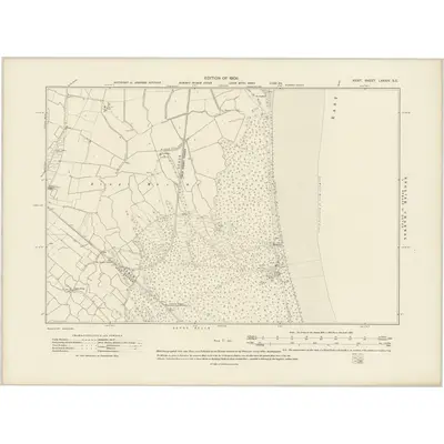 1906 Map of Kent LXXXIV.SE, 1908 Print