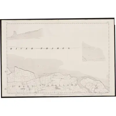 1860 Map of Kent V, 1869 Print