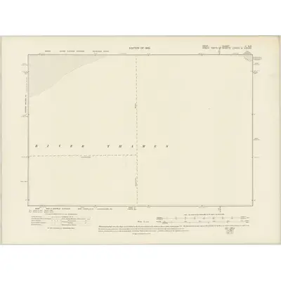 1906 Map of Kent V.NE, 1910 Print