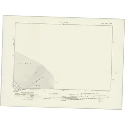1906 Map of Kent VI.SW, 1909 Print