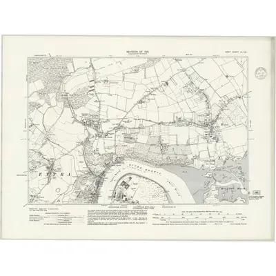1931 Map of Kent XI.SE, 1939 Print