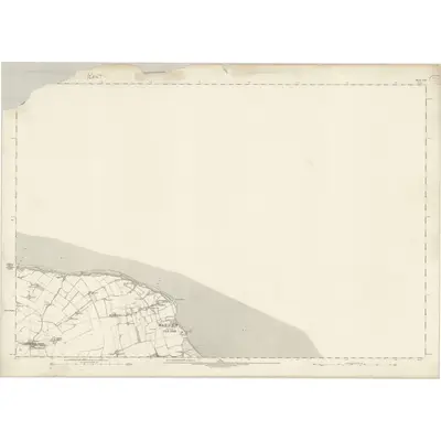 1865 Map of Kent XIV, 1870 Print