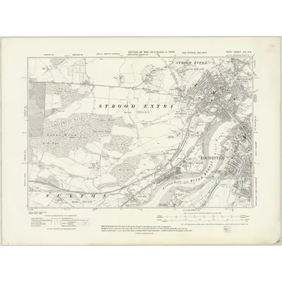 1933 Map of Kent XIX.NW