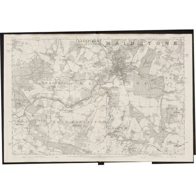 1865 Map of Kent XLII, 1870 Print