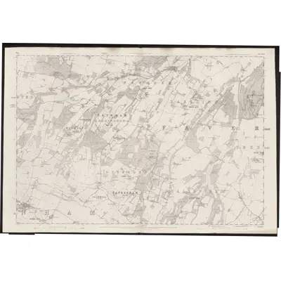 1866 Map of Kent XLIV, 1876 Print