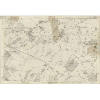1872 Map of Kent XLVII, 1877 Print