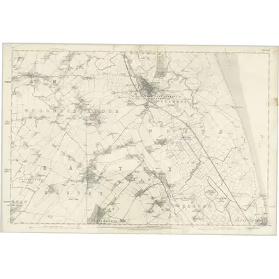 1872 Map of Kent XLVIII, 1877 Print