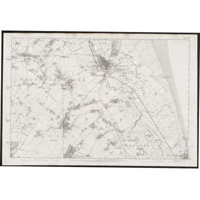1872 Map of Kent XLVIII (extension XLVIIIA), 1877 Print