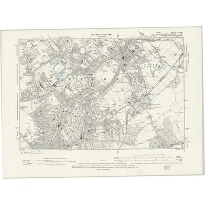 1894 Map of Kent XV.NW, 1898 Print