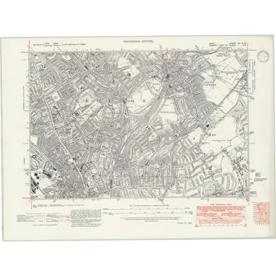1938 Map of Kent XV.NW, 1946 Print