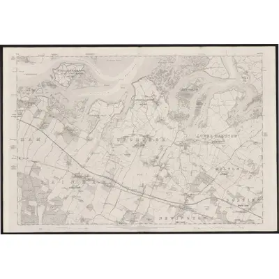 1864 Map of Kent XX, 1869 Print