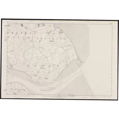 1865 Map of Kent XXII, 1870 Print