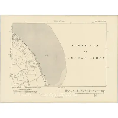 1906 Map of Kent XXII.NE, 1908 Print