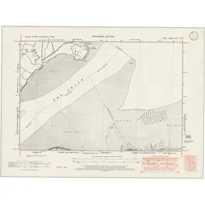 1938 Map of Kent XXII.SE, 1946 Print