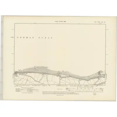 1906 Map of Kent XXIV.NE, 1908 Print
