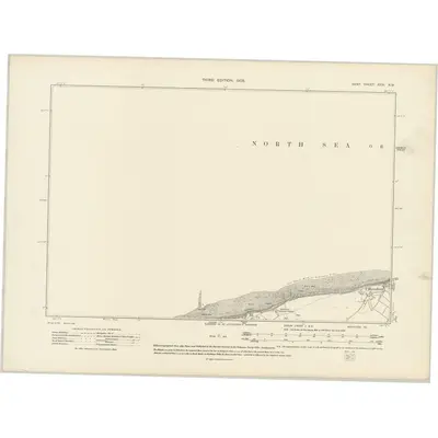 1906 Map of Kent XXIV.NW, 1908 Print
