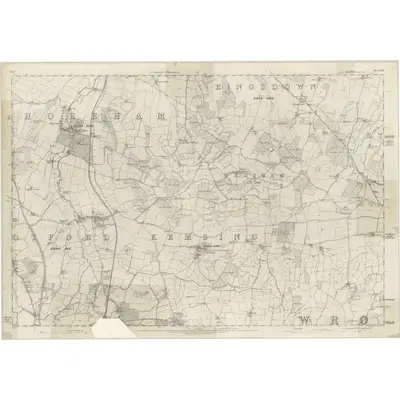 1868 Map of Kent XXIX, 1871 Print
