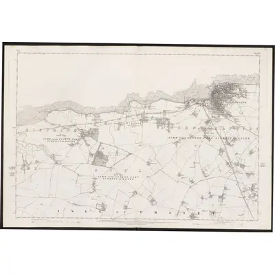 1872 Map of Kent XXV, 1877 Print