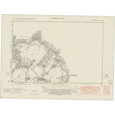 1946 Map of Kent XXVI.NW, 1950 Print
