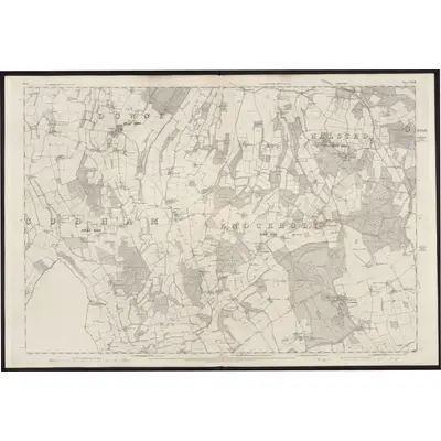 1868 Map of Kent XXVIII, 1871 Print