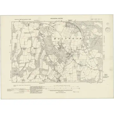 1938 Map of Kent XXVIII.NE, 1944 Print