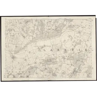 1867 Map of Kent XXX, 1870 Print