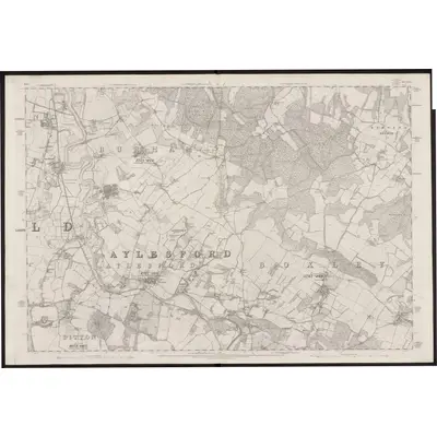 1864 Map of Kent XXXI, 1869 Print